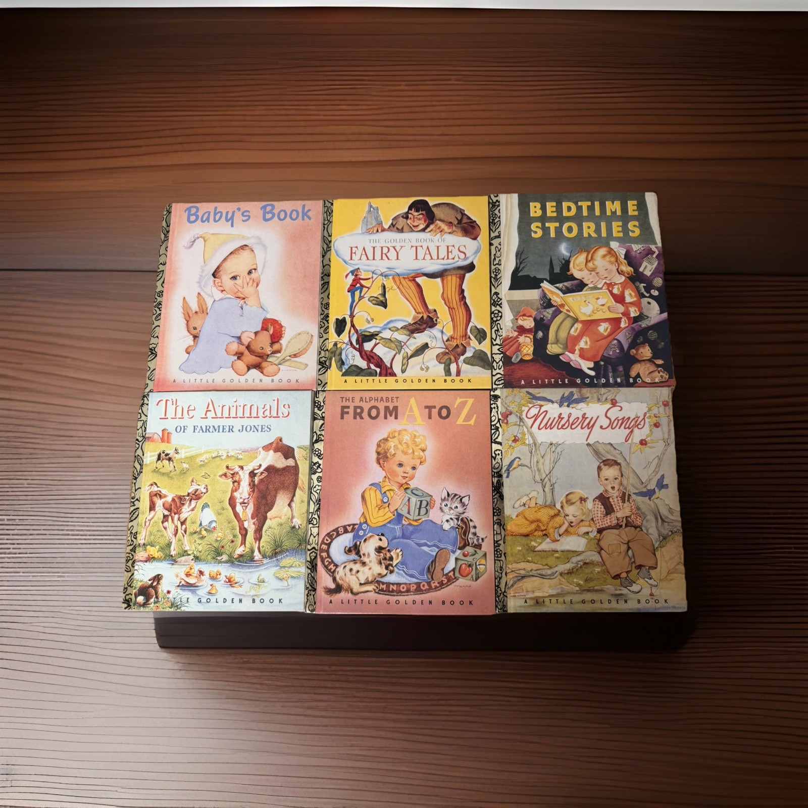 Little Golden Books Classic Titles 6-Book Set Collectibles NEW