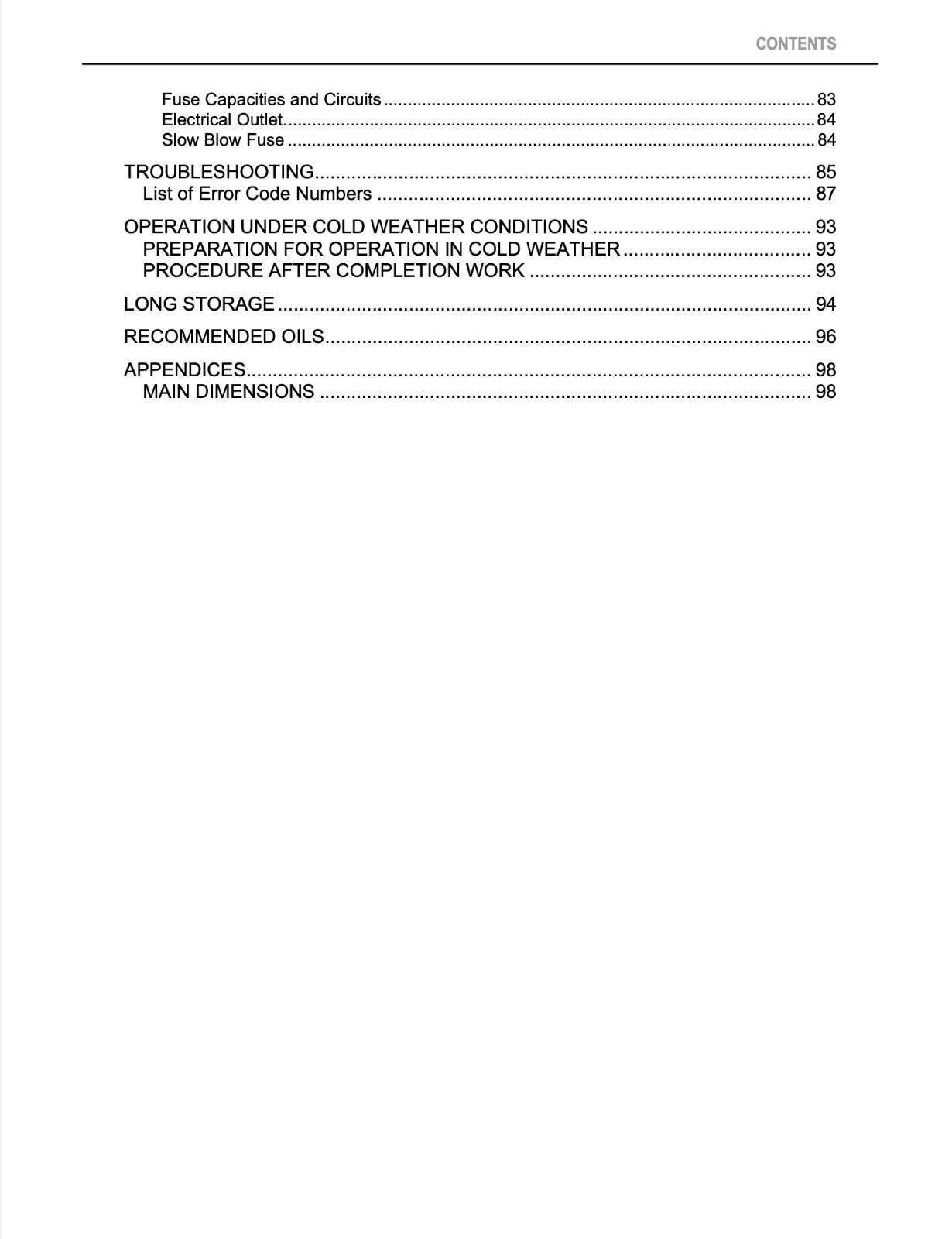 KUBOTA SVL90-2 COMPATC TRACK LOADER OPERATORS MANUAL STEEL FIXED – COVERING