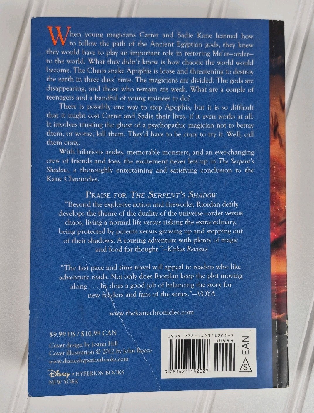 The Kane Chronicles Box Set Complete Series 1-3 Rick Riordan YA Paperback