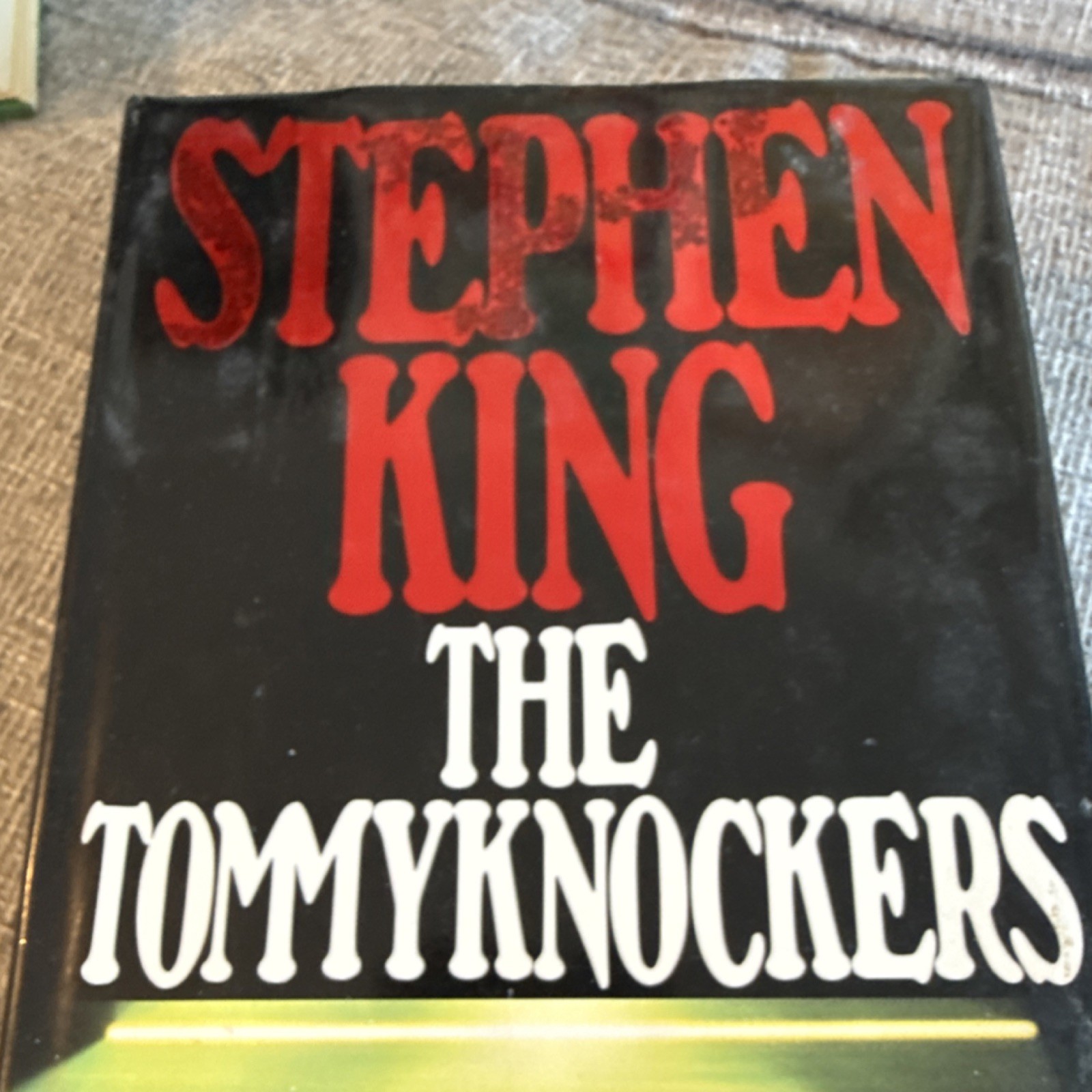 Stephen King The Tommyknockers Hardcover First Ed 1987 G.P. Putnam w/Dust Jacket
