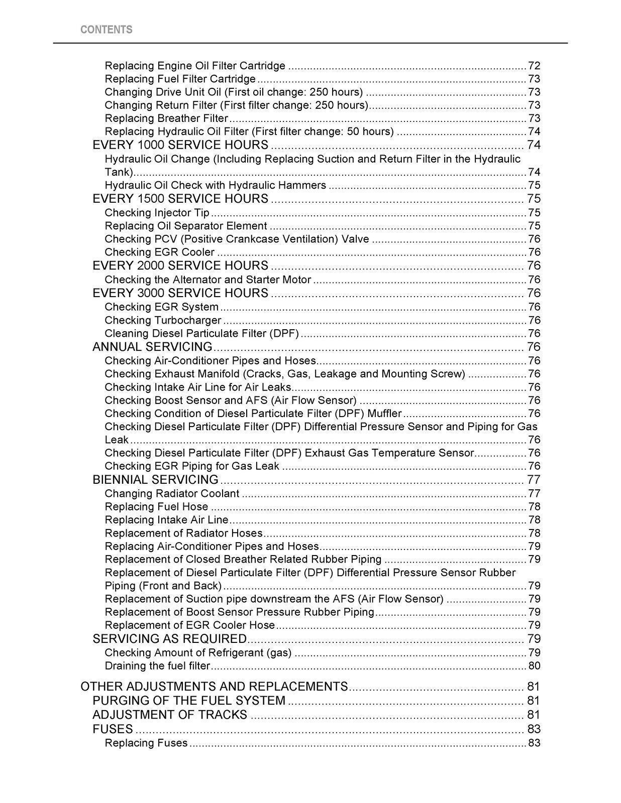 KUBOTA SVL90-2 COMPATC TRACK LOADER OPERATORS MANUAL STEEL FIXED – COVERING