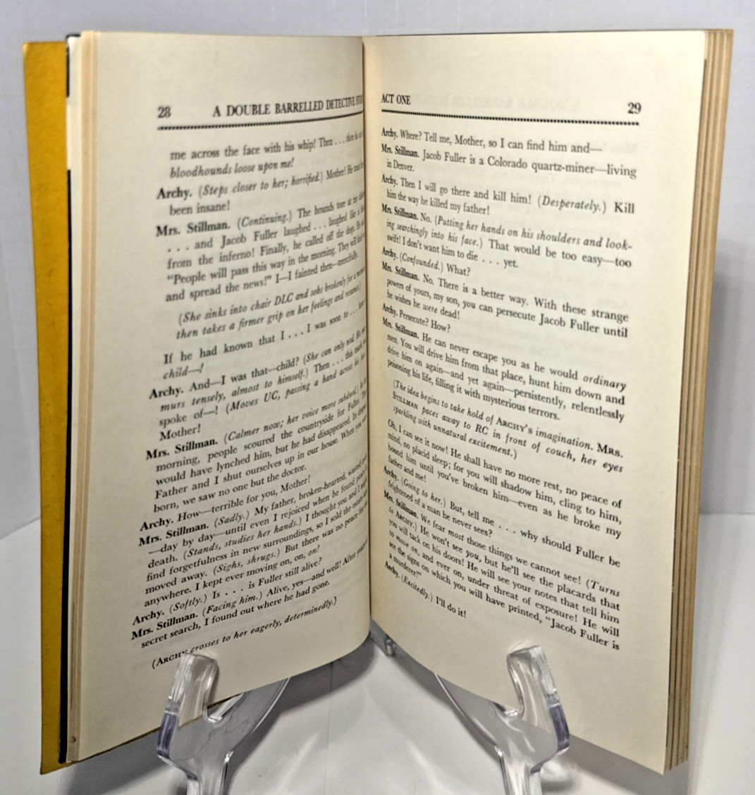 Mark Twain A Doubled Barrelled Detective Story | Play Stage Adaptation St Clair