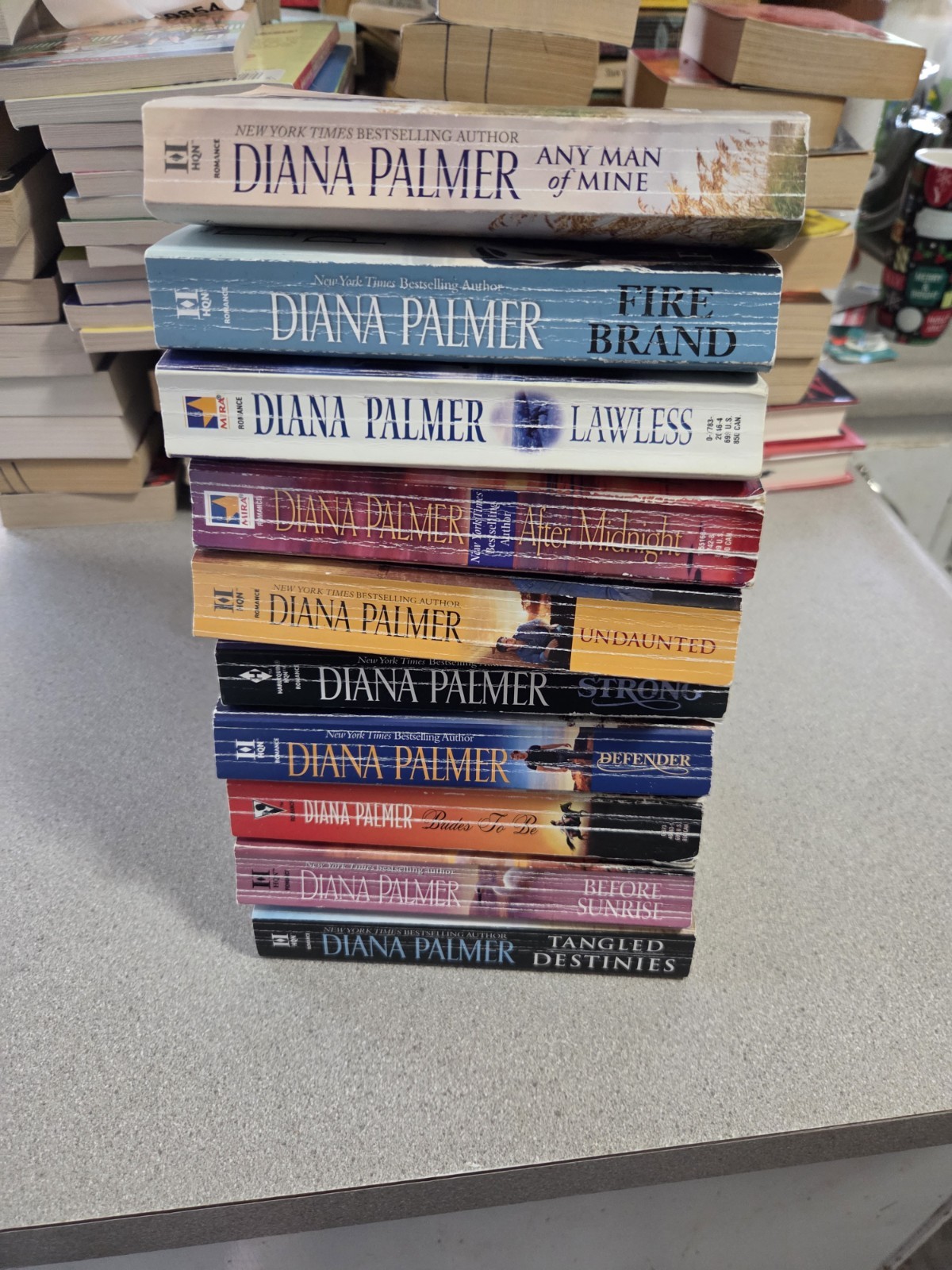 Diana Palmer Lot Of 10 Books Two Are A 2-in-1. Total 12 Stories Romance
