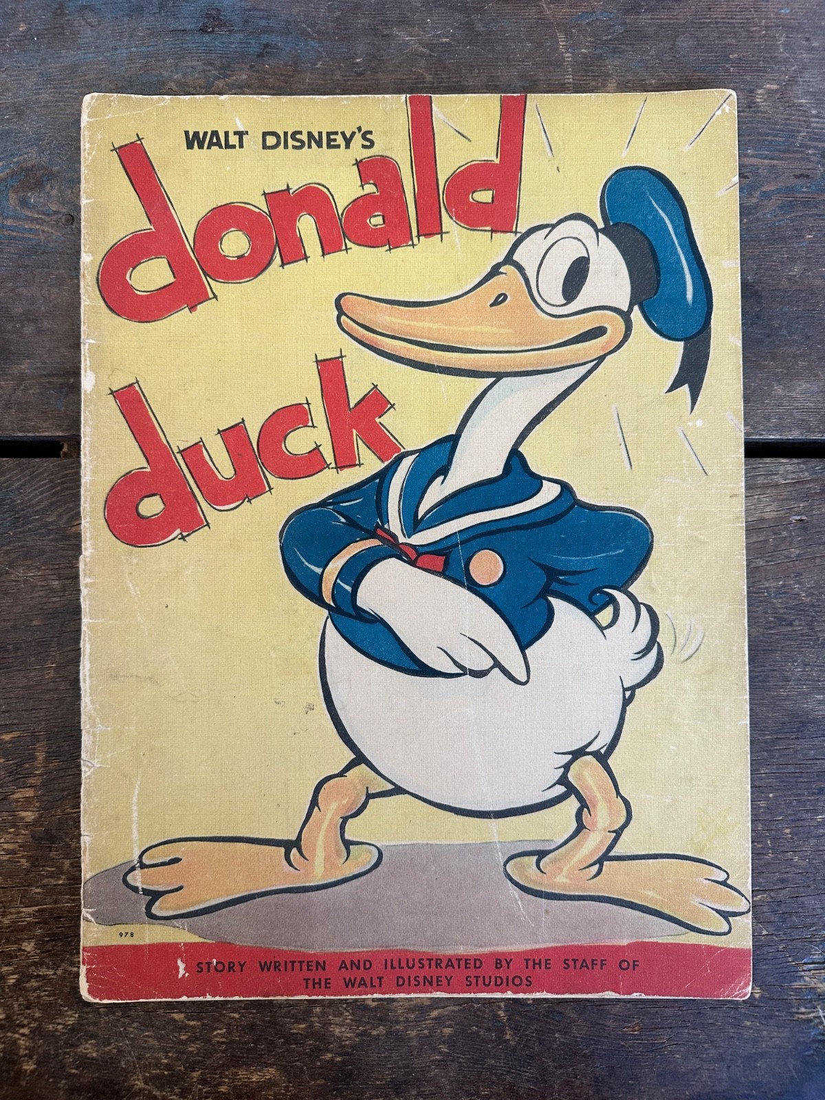 1935 Walt Disney’s Donald Duck Book Whitman Publishing Original!