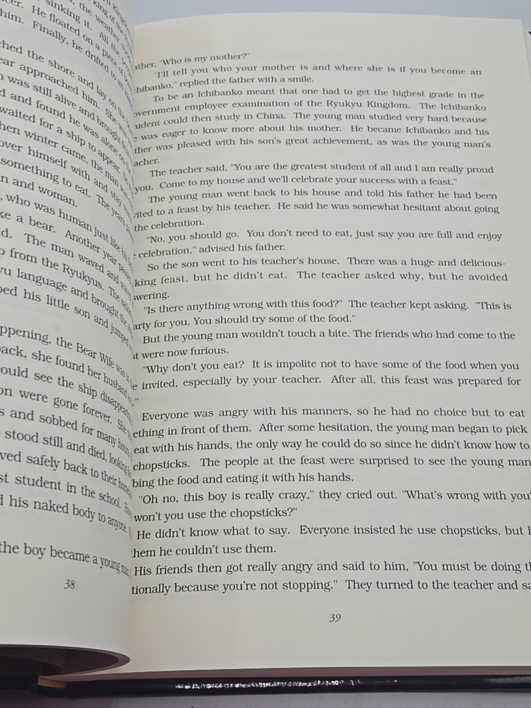 Folktales of Okinawa Shoji Endo Hardcover Short Stories Japan Book (Inscribed)