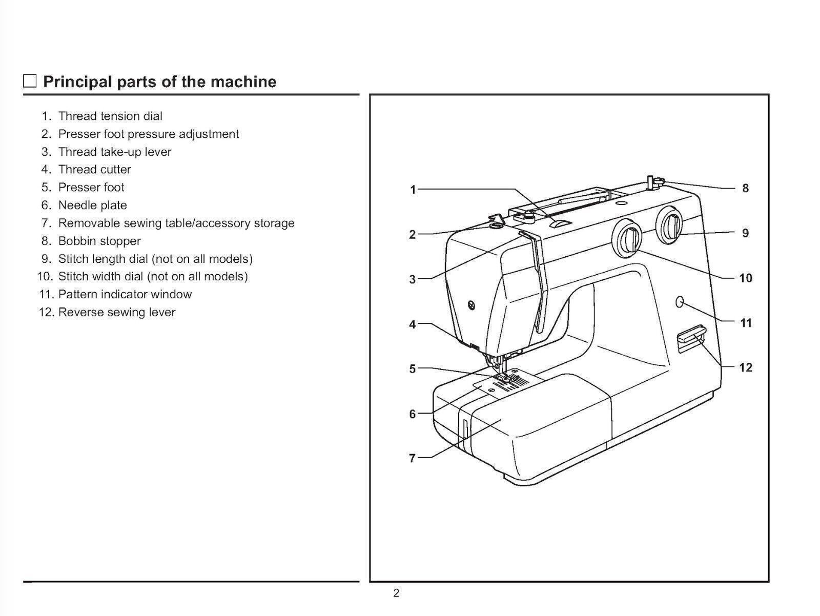 SINGER 1120 1100 Sewing Machine User Manual Instruction Book – ROBUST LOOP FIXED