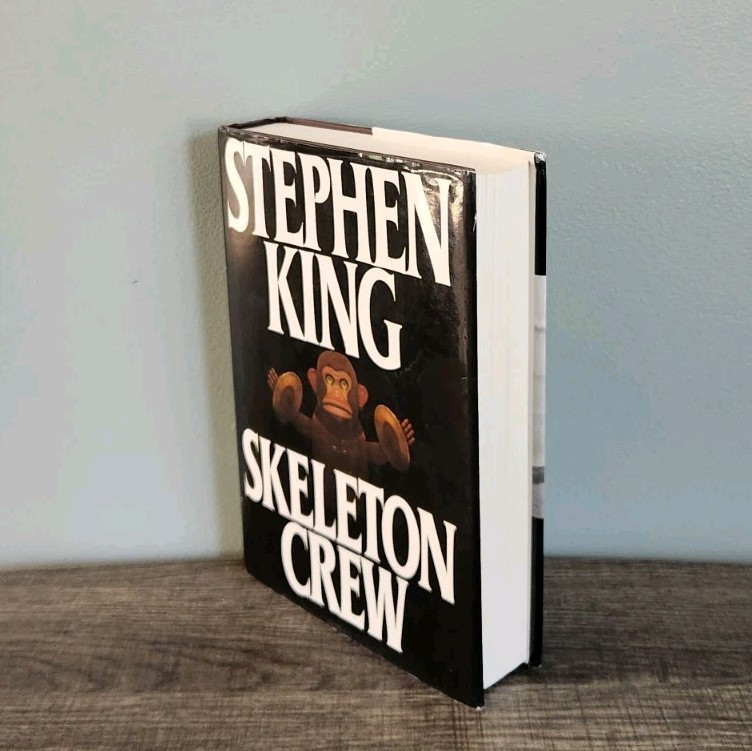 Stephen King SKELETON CREW Hardcover Book Club Edition BCE Monkey Cover 1985