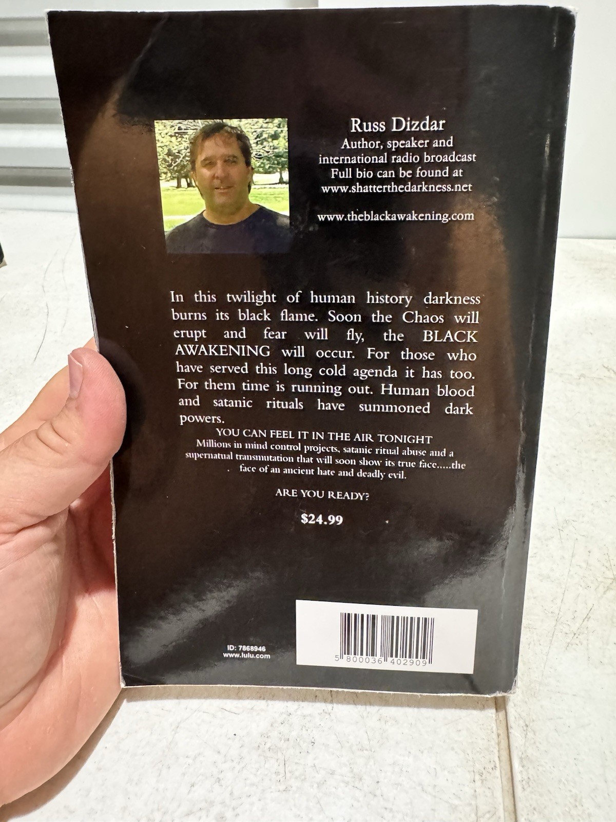 The Black Awakening Russ Dizdar 2009 Original First Edition Paperback Book!