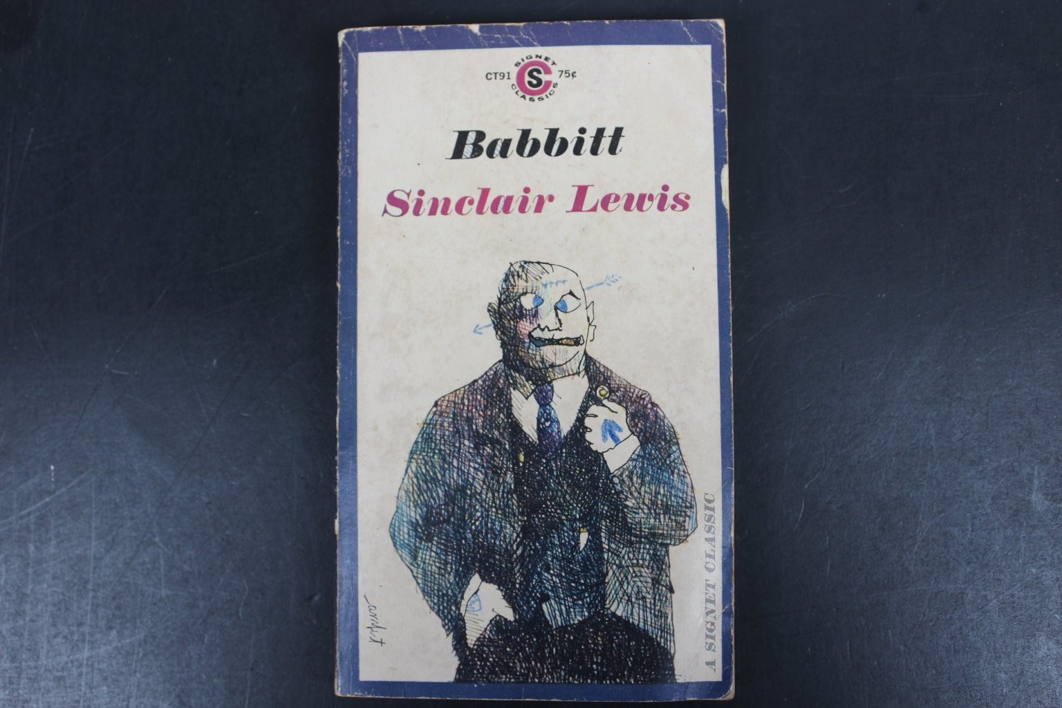 Babbitt Sinclair Lewis 1961 Signet Classic Vintage Paperback American PB