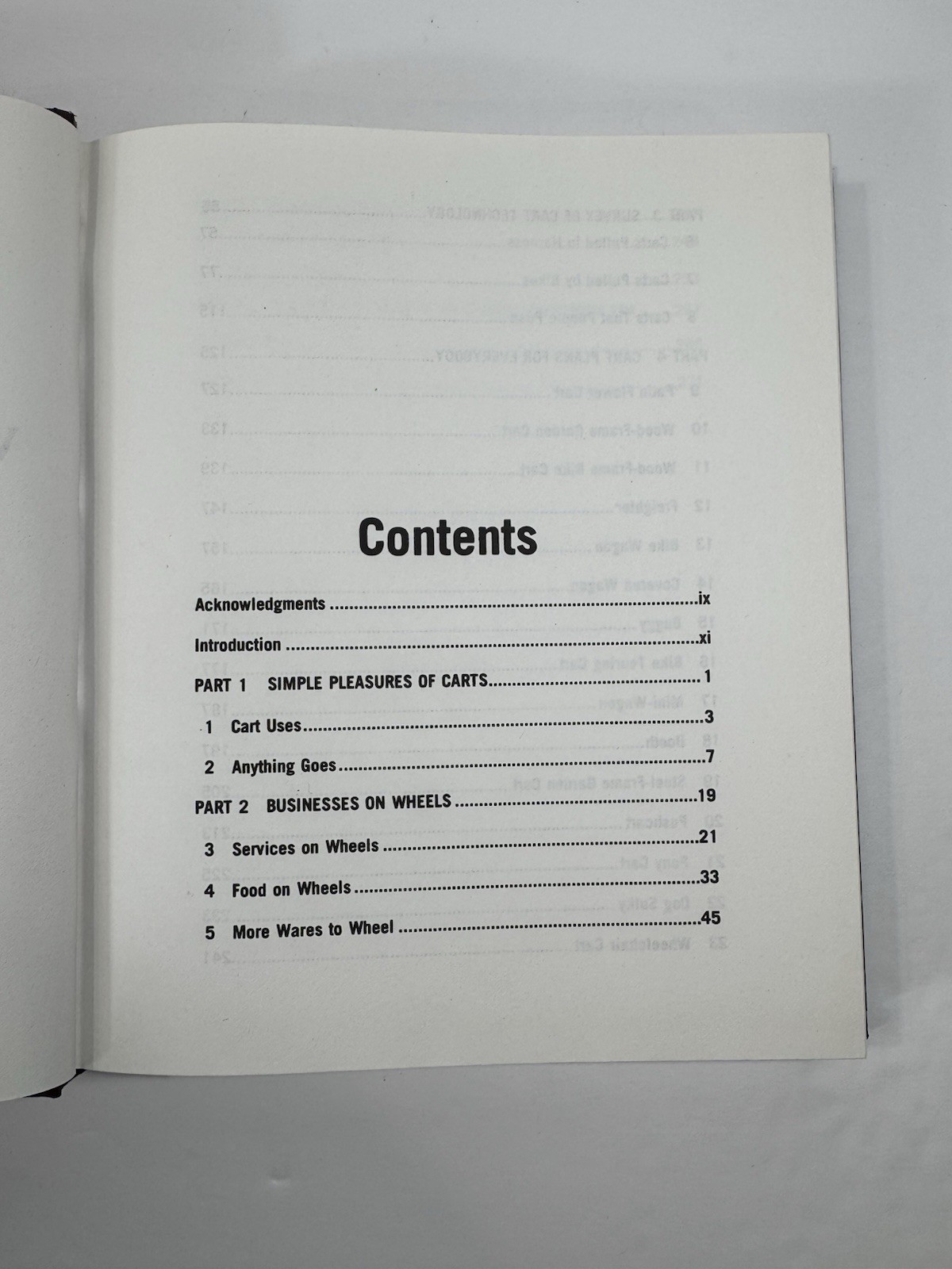 The Cart Book, with Plans & Projects