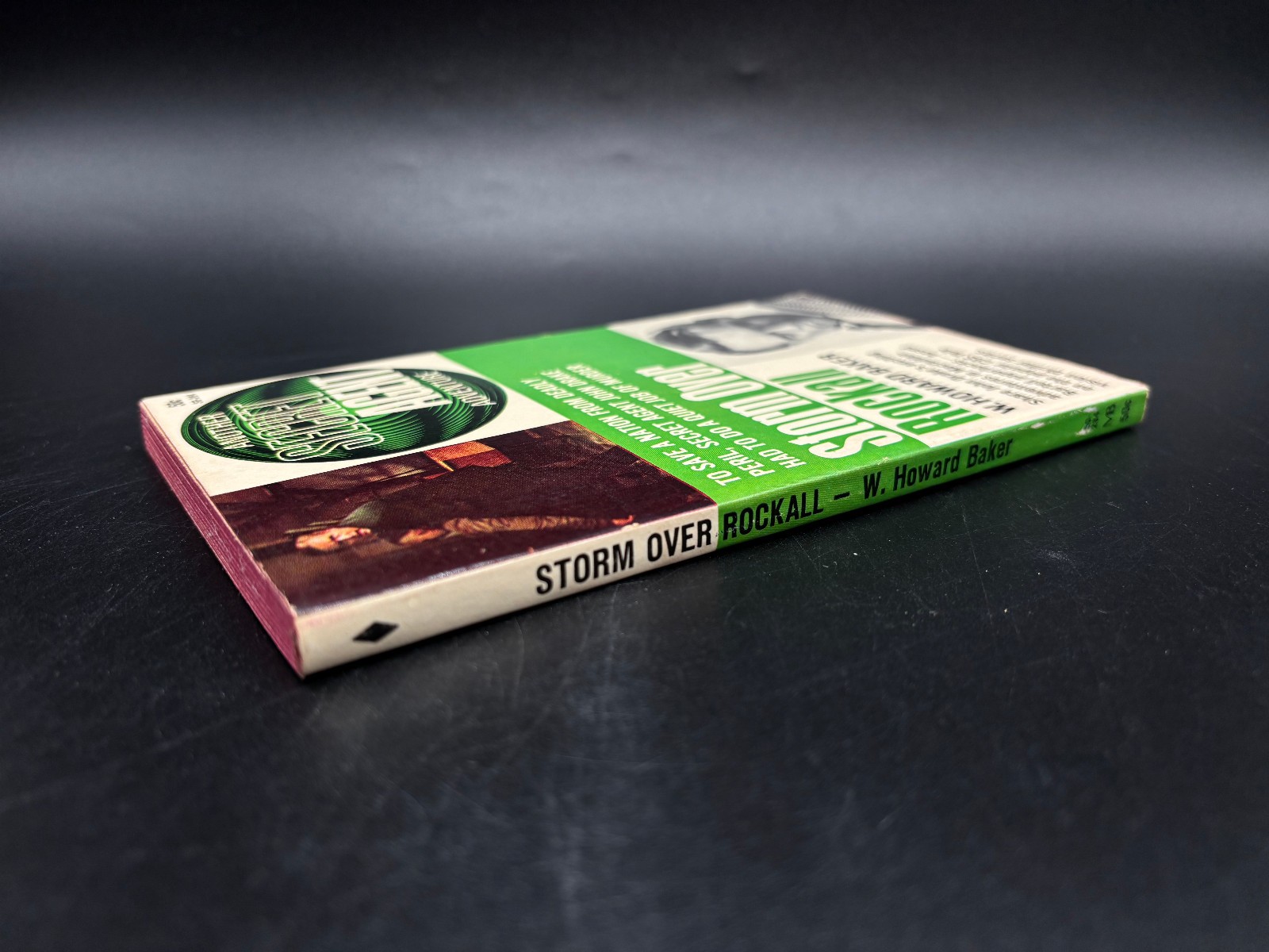 W. Howard Baker STORM OVER ROCKALL John Drake Secret Agent TV Tie In vintage PB