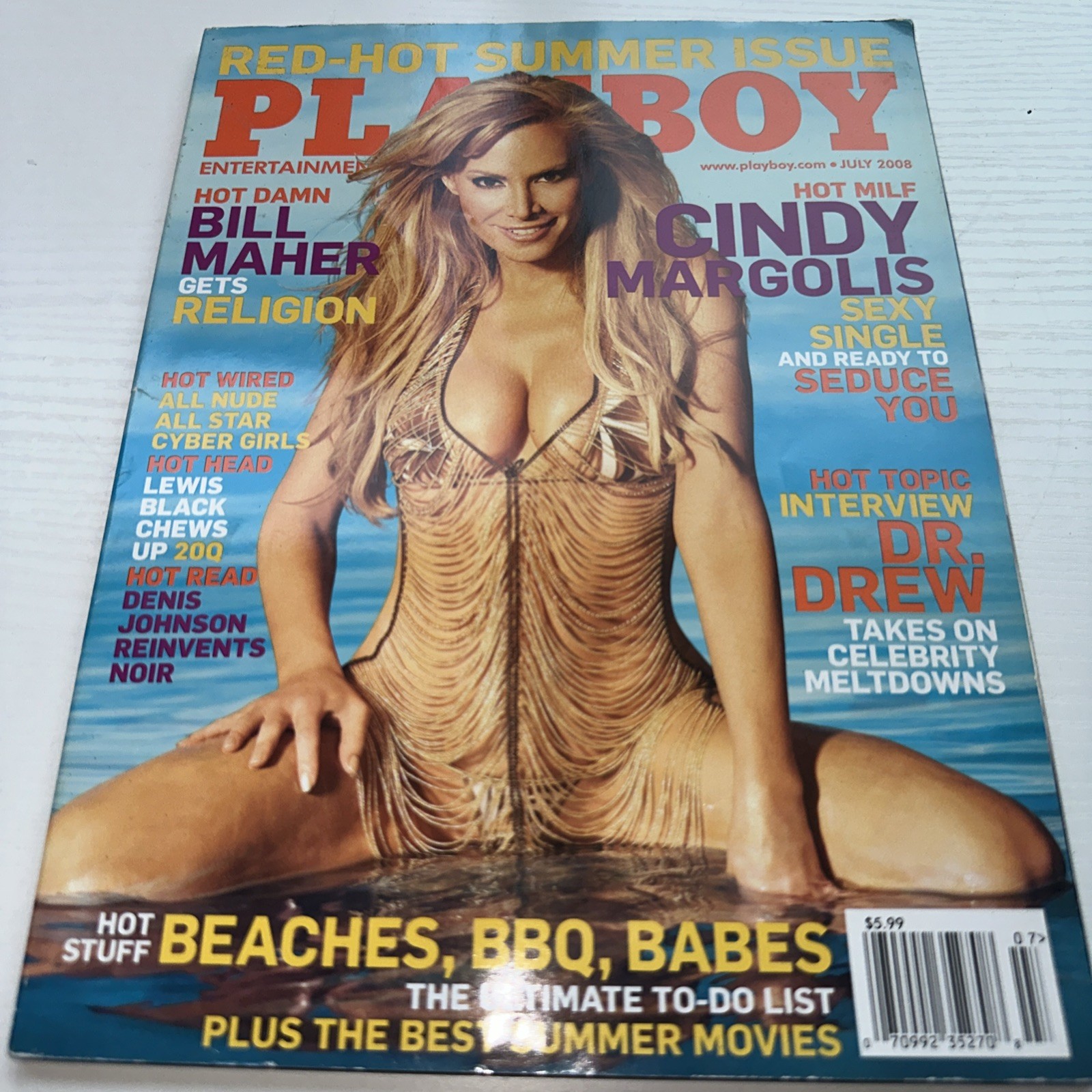 #Z25- Playboy Magazine [Issue # 655] July 2008 (Cindy Margolis)