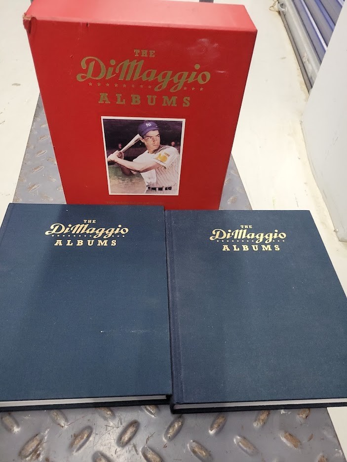 THE DiMAGGIO ALBUMS HARDCOVER VOLUMES I & II 2 VOLUME SET SLIPCASE Putnam Books