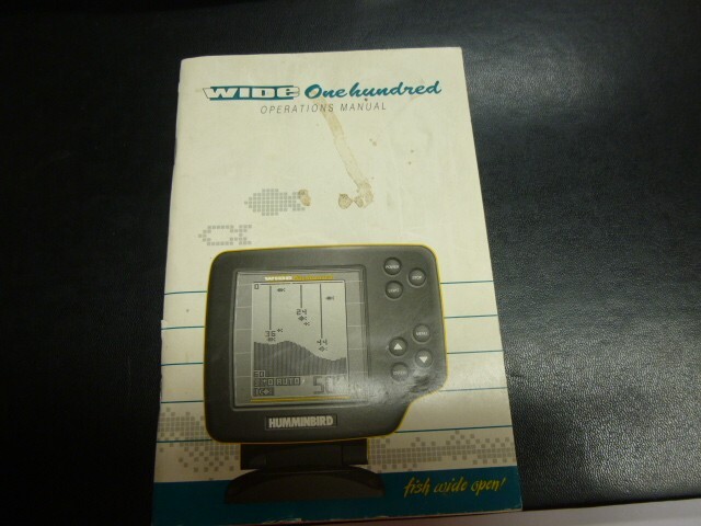 NEW ORIGINAL Humminbird Wide ONE HUNDRED 100 Operators Manual Guide Instructions