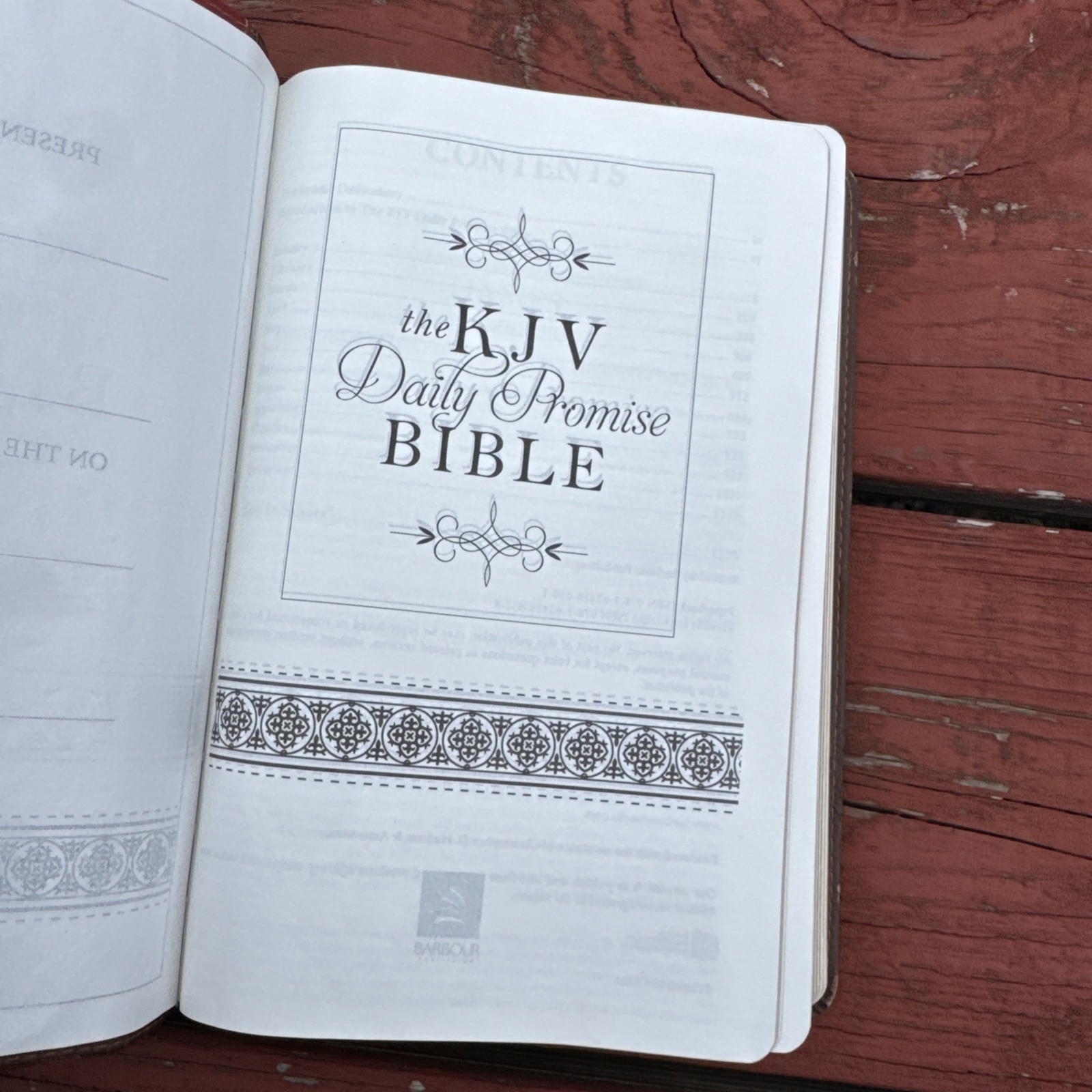 The King James Version Daily Promise Bible Barbour 2013