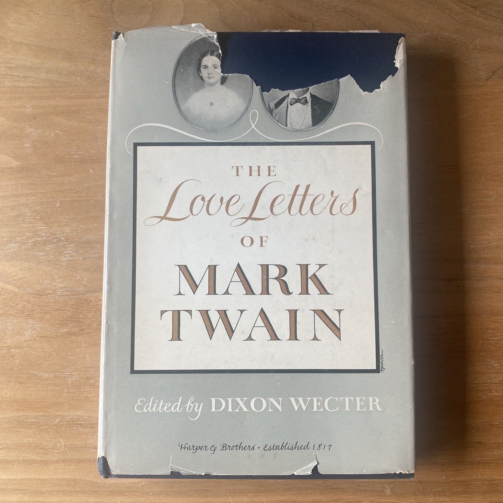 Love Letters of Mark Twain Hardcover w/ DJ, Edited by Dixon Wecter, First Ed