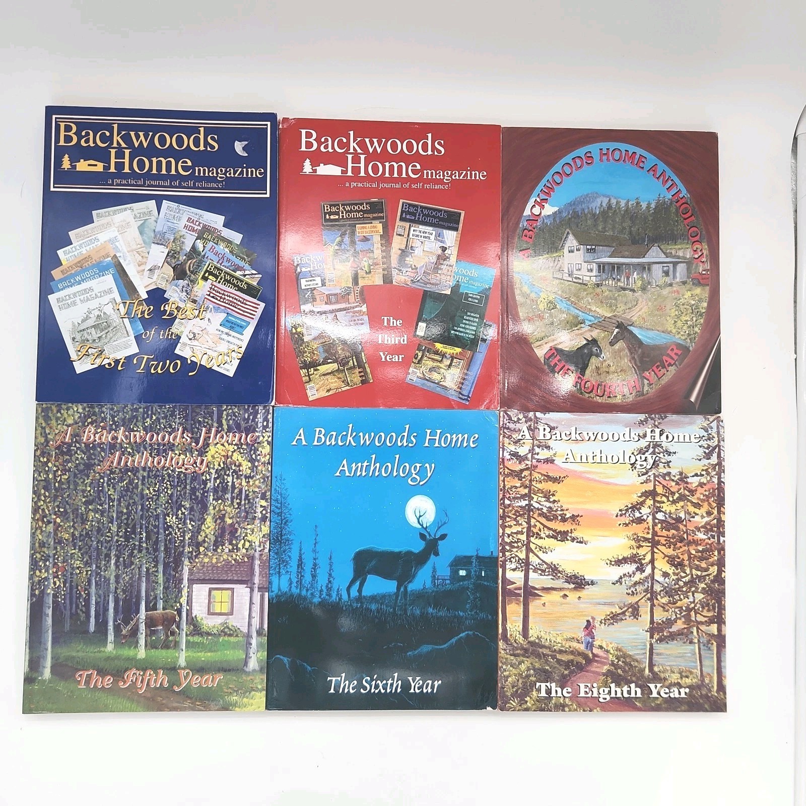 Backwoods Home Magazine Lot of 17 Annuals Homesteading / Off Grid / Green Living
