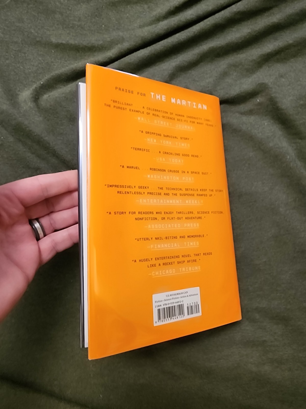 Andy Weir Artemis Signed First Edition first printing