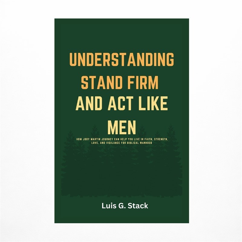 Understanding Stand Firm And Act Like Men: How Joby Martin Journey Can Help Y…