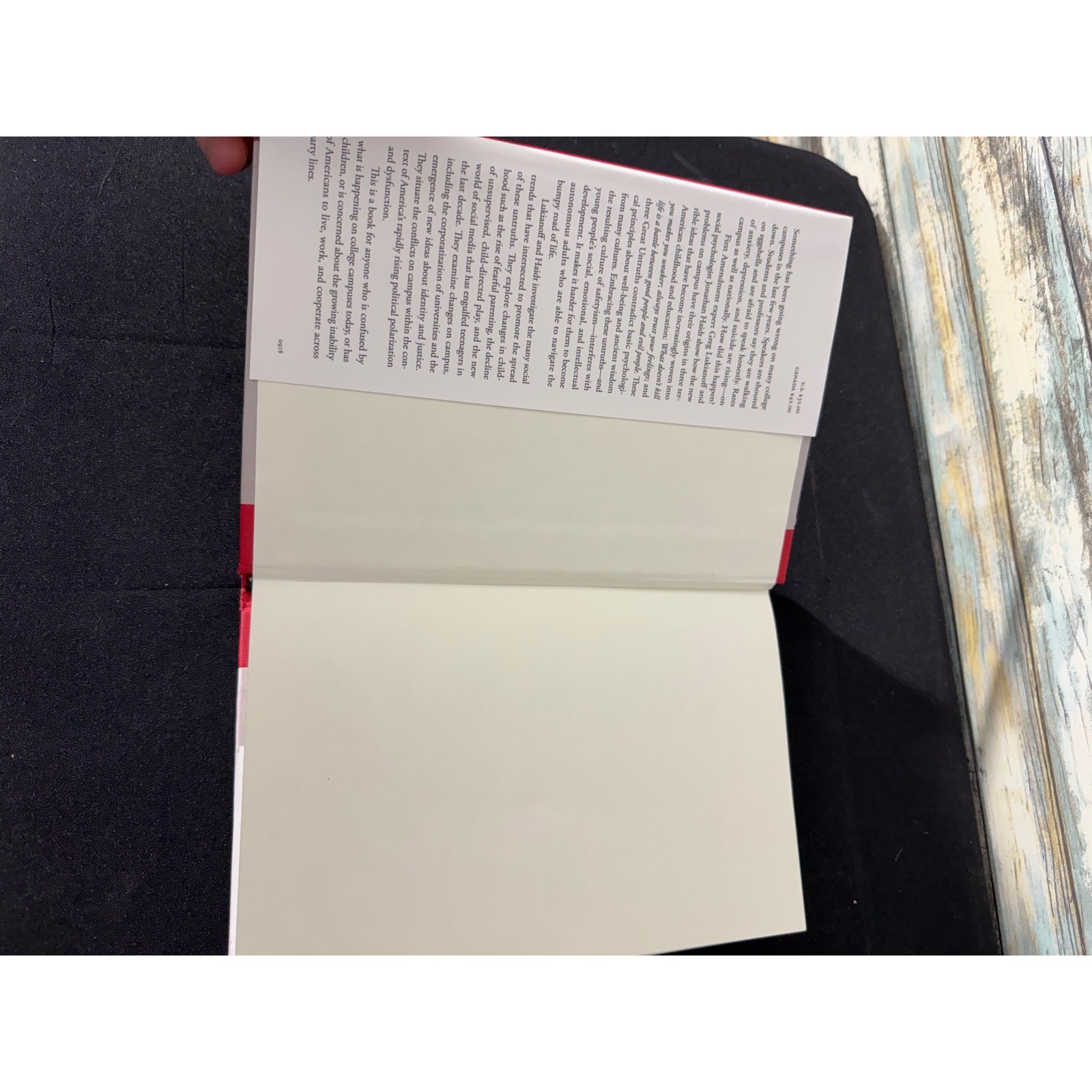 Penguin Press The Coddling of the American Mind OS Red Excellent Hardcover Book
