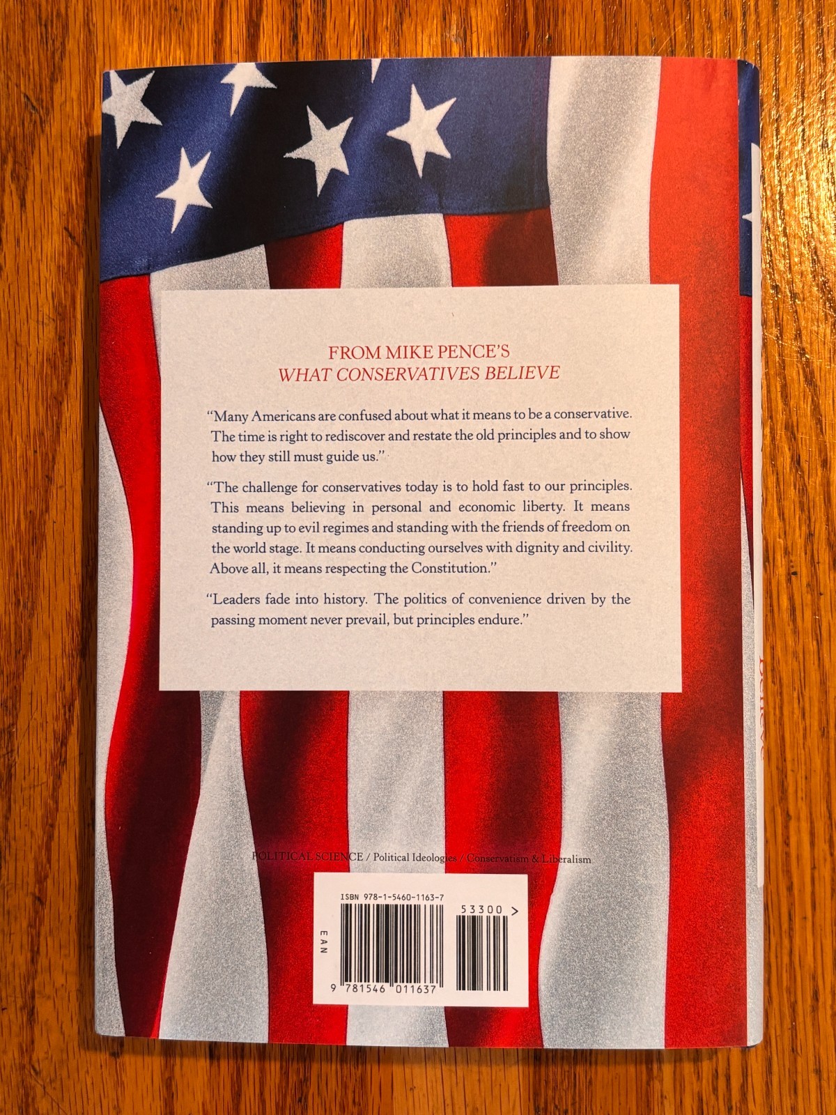 Mike Pence WHAT CONSERVATIVES BELIEVE First Edition hardcover