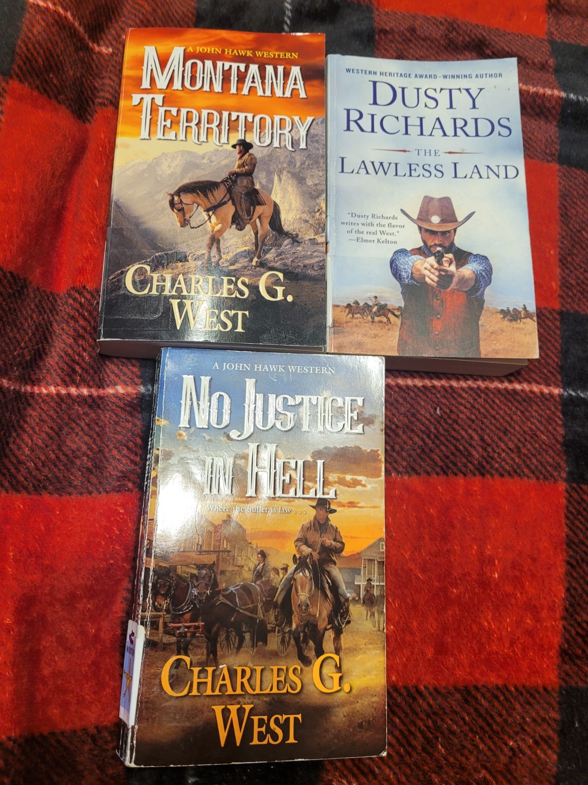 western paperback books lot