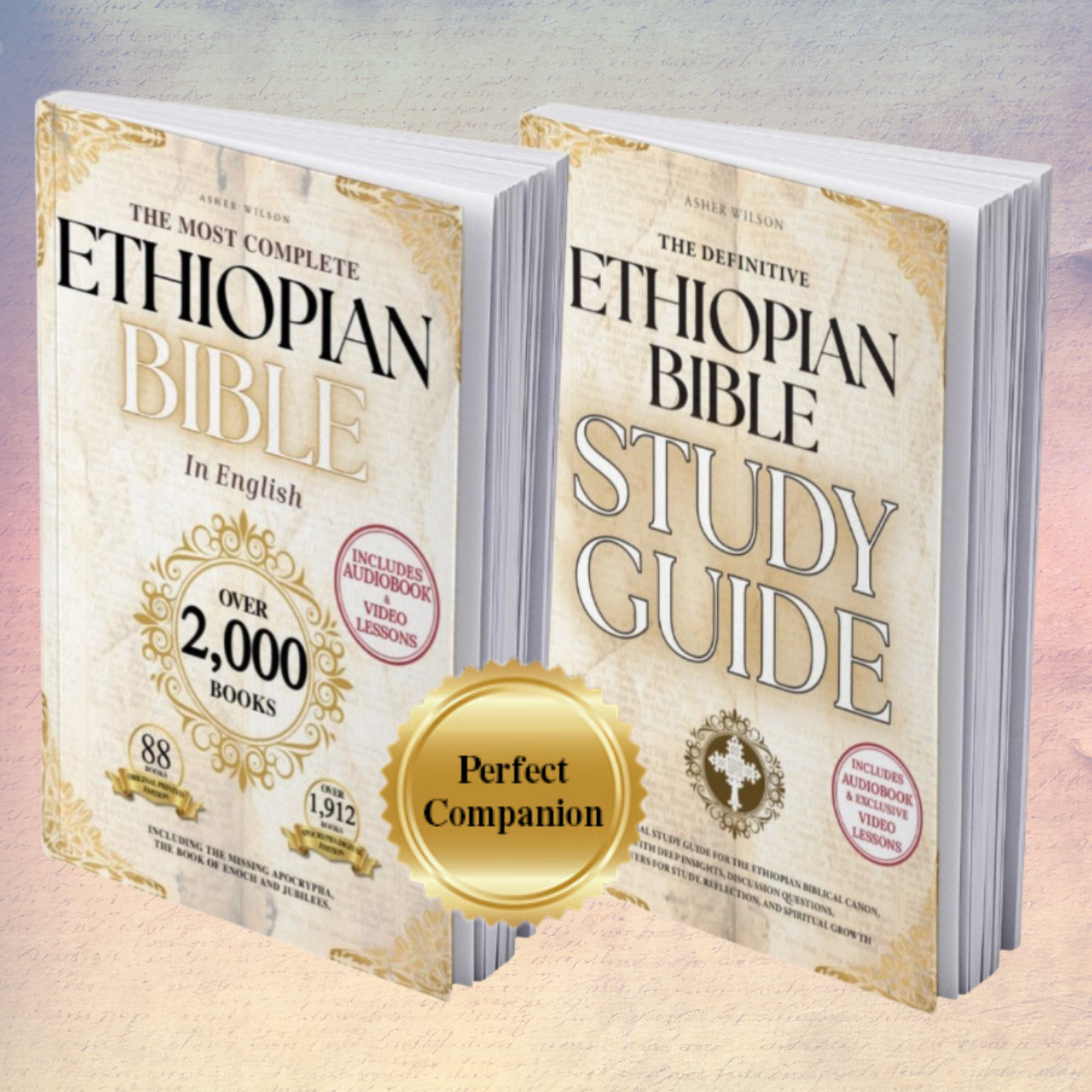 THE COMPLETE ETHIOPIAN BIBLE and ETHIOPIAN BIBLE STUDY GUIDE bundle (PAPERBACK)