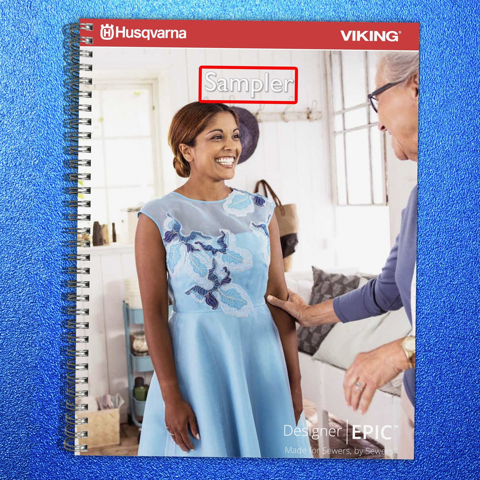 HUSQVARNA Viking Designer Epic Sampler Embroidery Manual – Color – LOOP BINDING