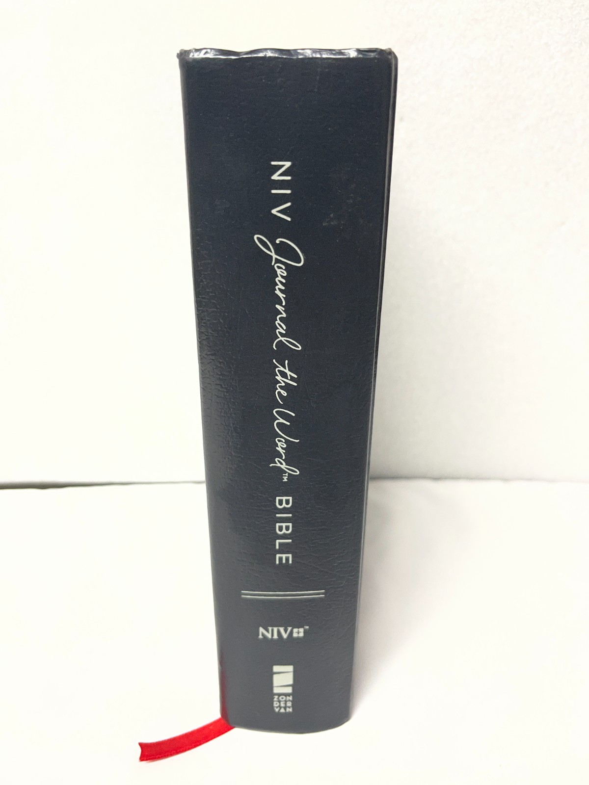 NIV, Journal the Word Bible, Hardcover, Black, Red Letter Edition,