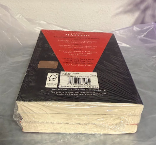 Robert Greene 3 Books Set CONCISE 48 Laws of Power, Mastery, Art Of Seduction