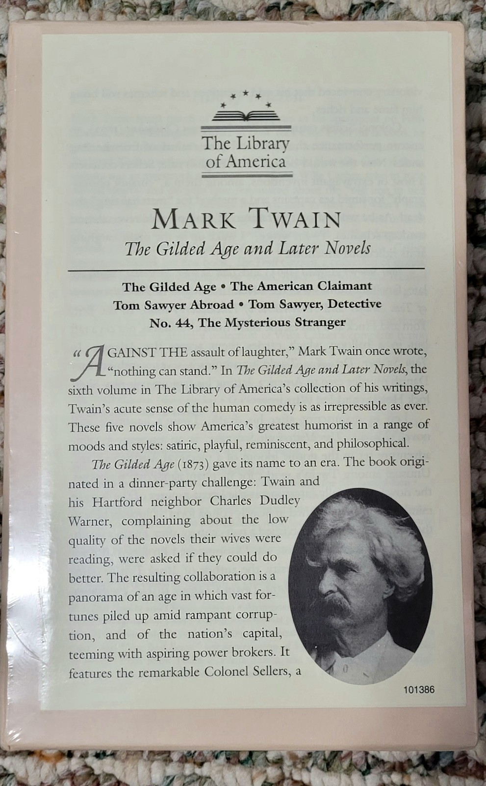 Mark twain the Gilded Age and Later Novels UNOPENED NEW CONDITION