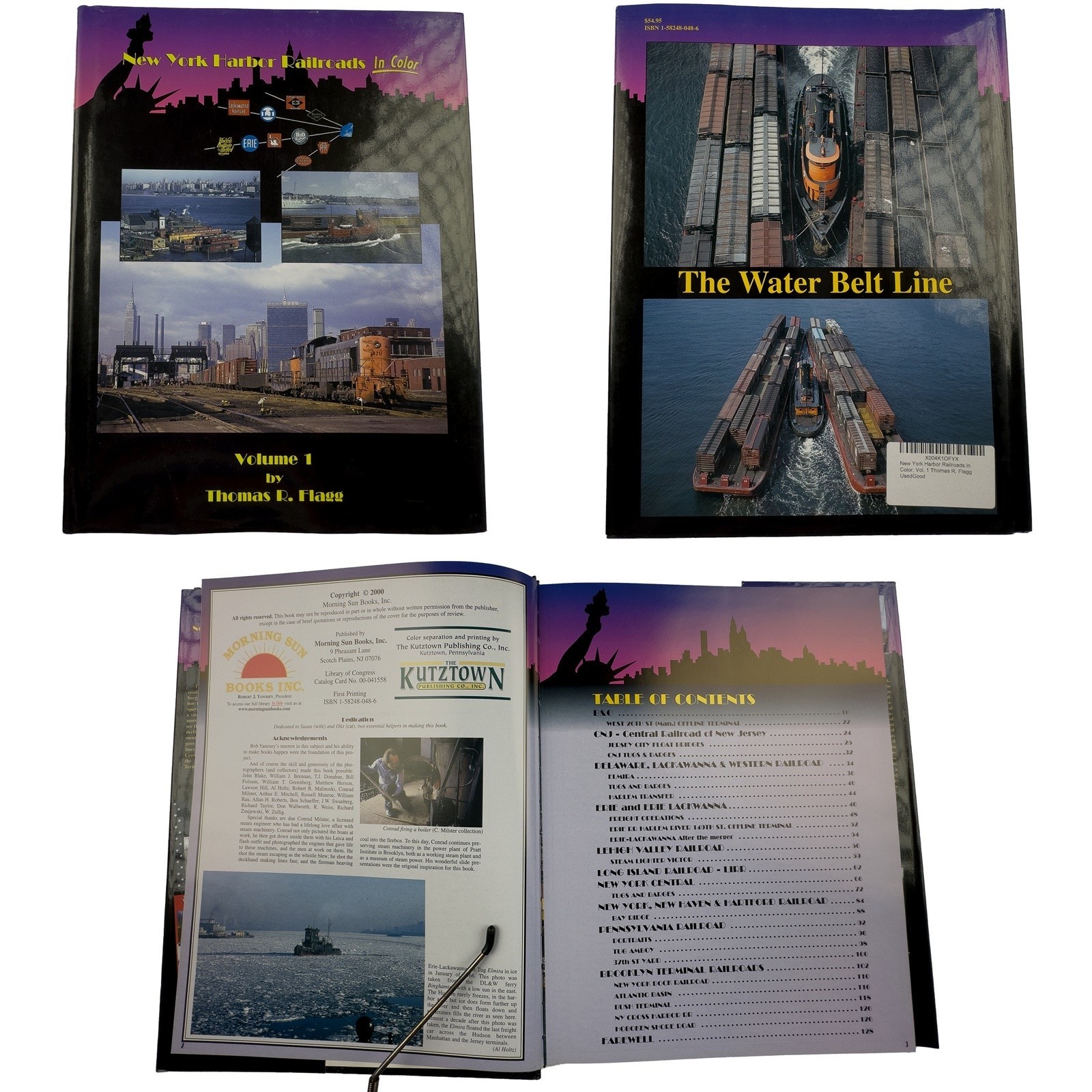 New York Harbor Railroads in Color – Thomas R. Flagg (Hardcover)