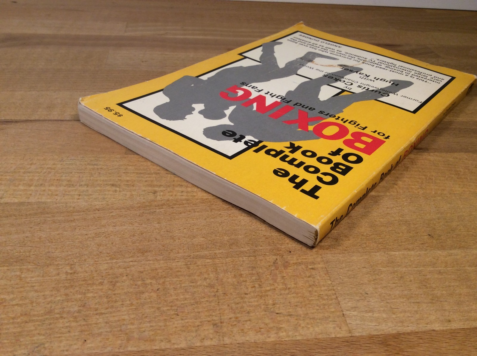 The Complete Book of Boxing, Curtis Cokes, Kayser, 1980 Paperback, Vintage