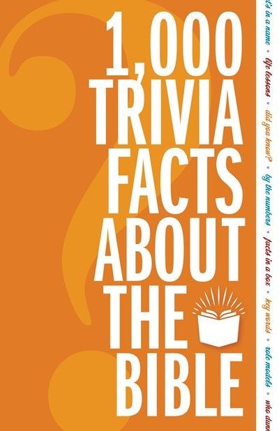 1,000 Trivia Facts About the Bible .. NEW