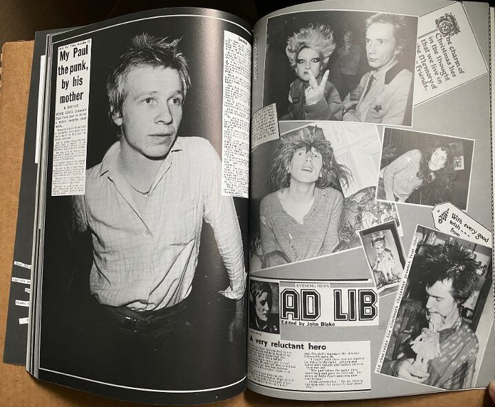 Sex Pistols File Book 1995 Ray Stevenson Photos, Stories, Clippings, Punk Rock