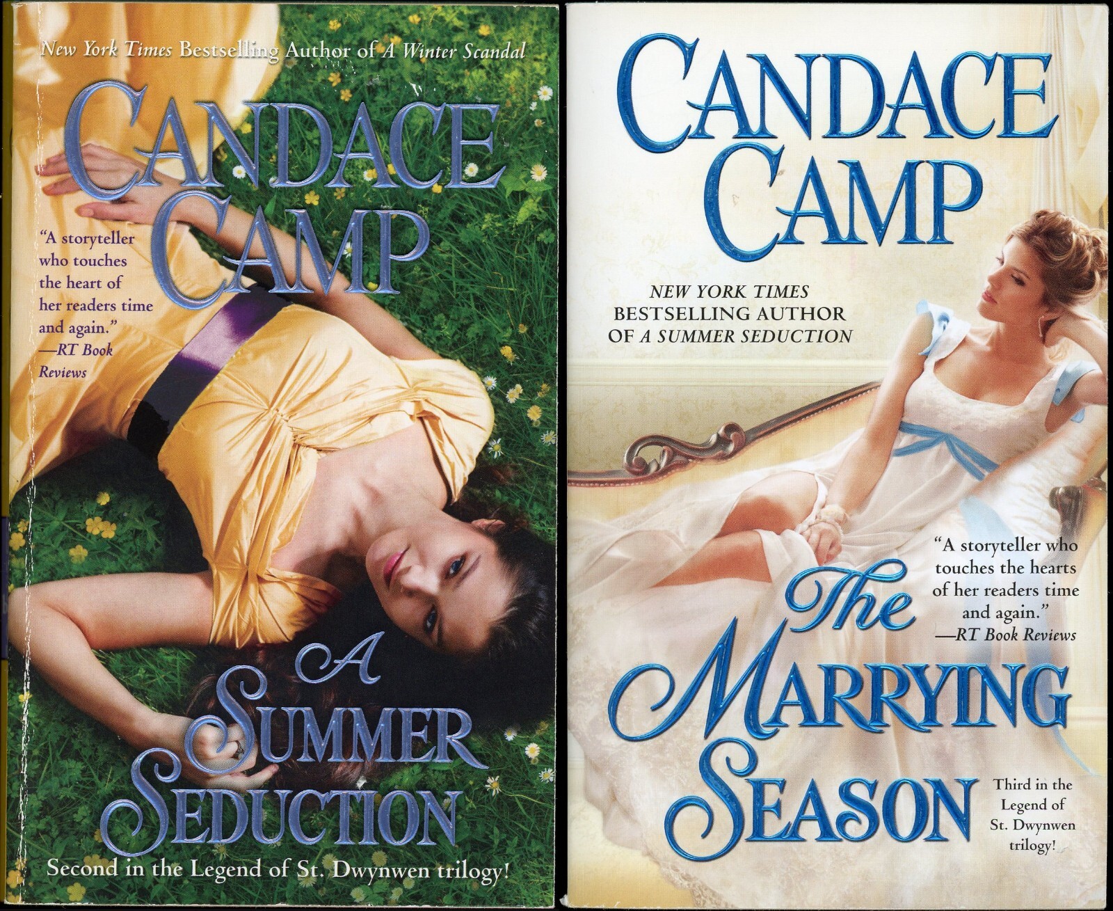Legend of St Dwynwen Regency Romance Lot of 2 Paperback by Candace Camp