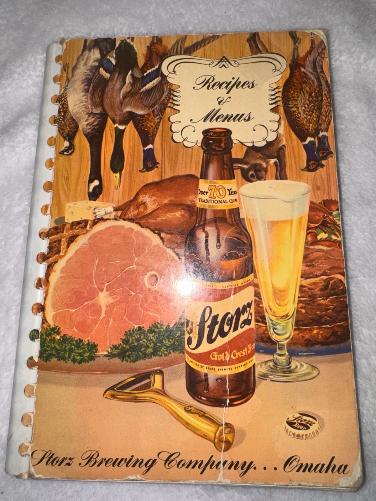 1949 Nebraska Storz Beer Cookbook Omaha6.5×9 inches 194pp 4th addition