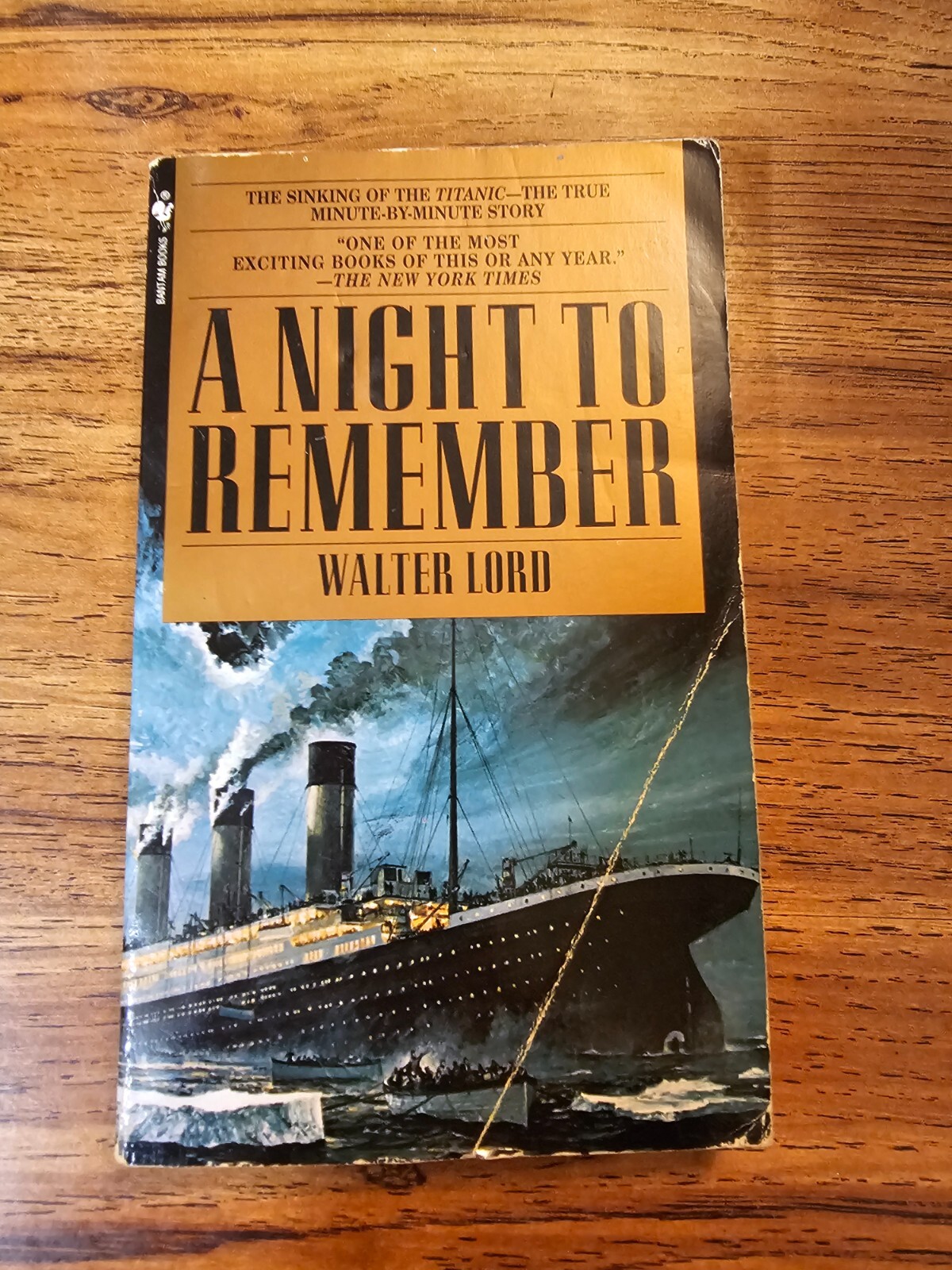 A Night to Remember Walter Lord 1997 Nonfiction Titanic Paperback