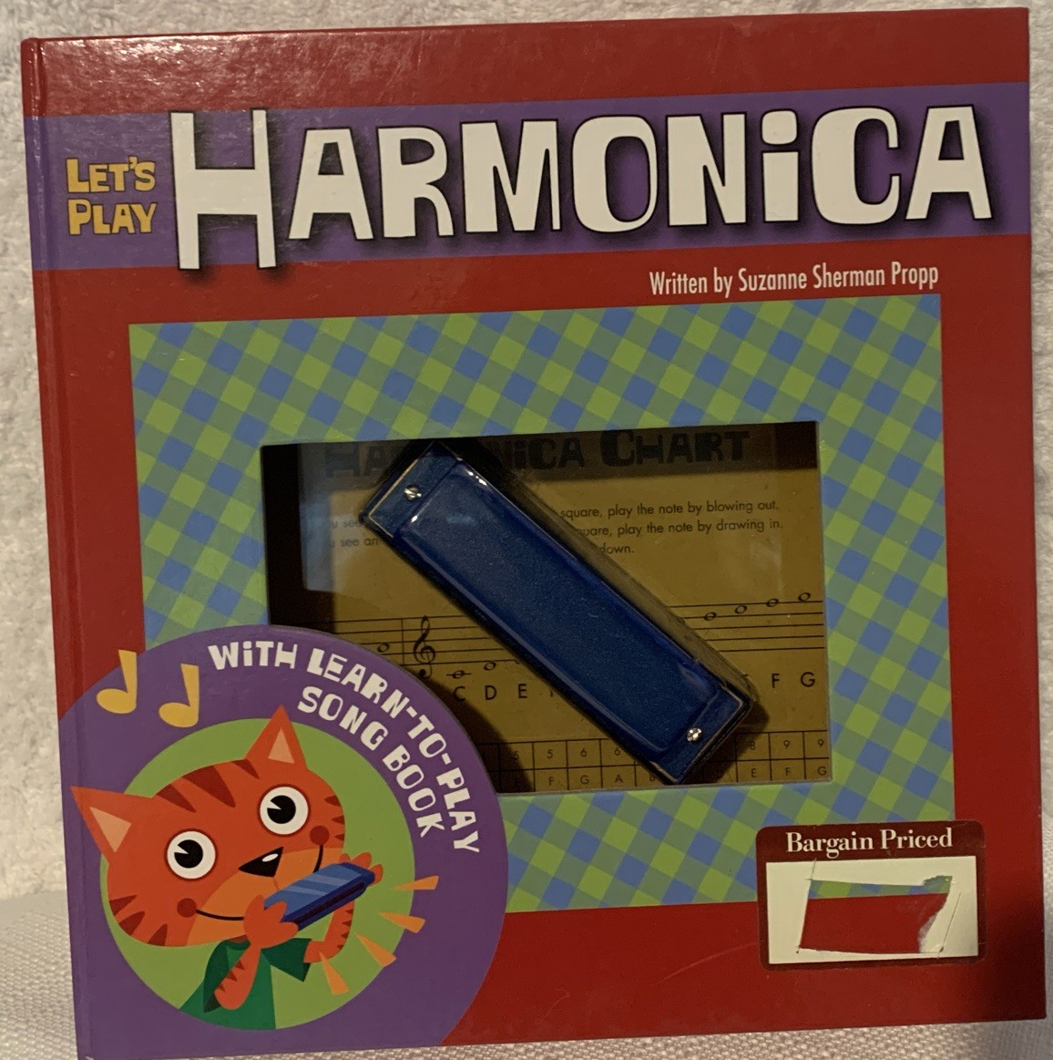 Let’s Play Harmonica with Song Book by Suzanne Sherman Propp