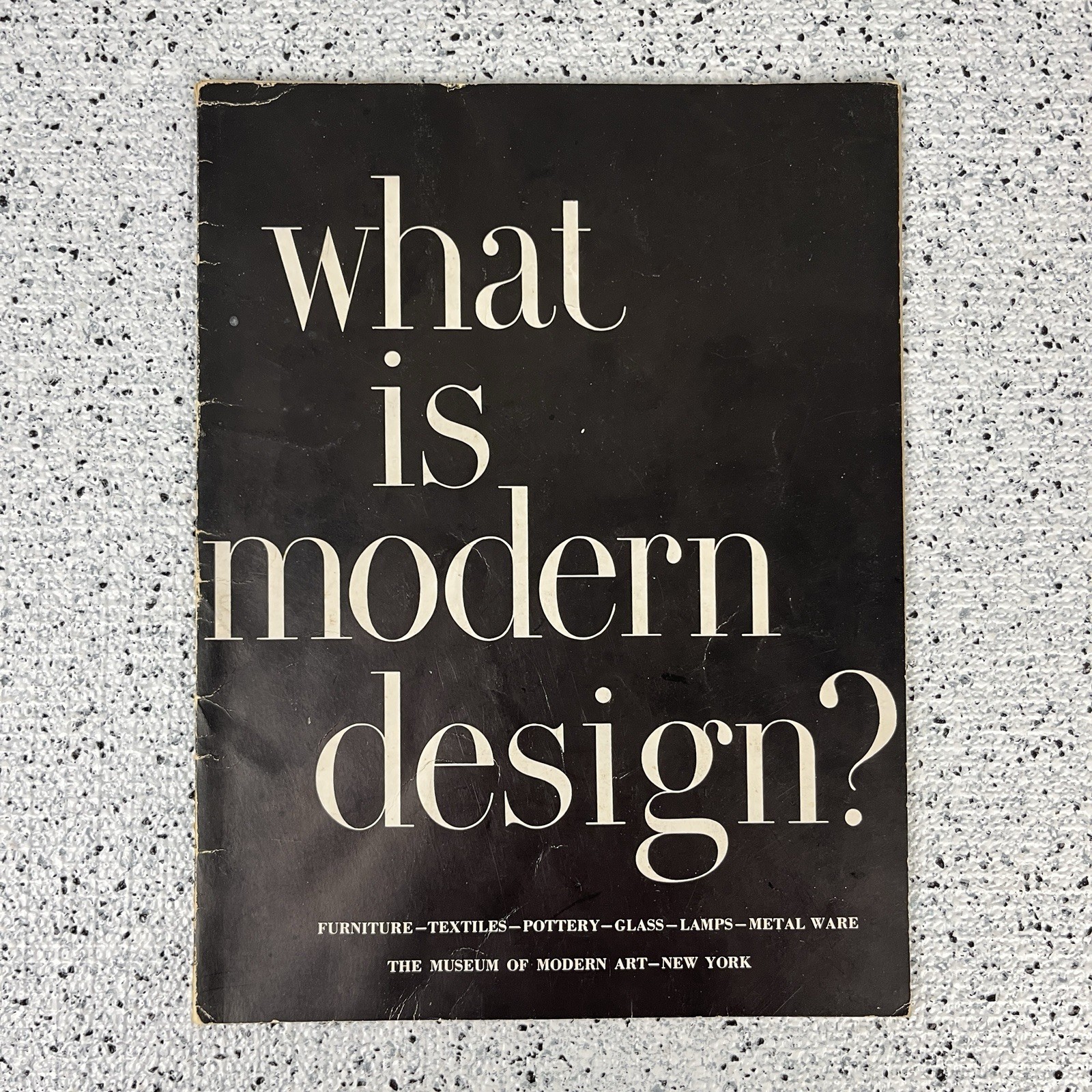 What is Modern Design? Museum of Modern Art New York 1950 Edgar Kaufmann Jr.