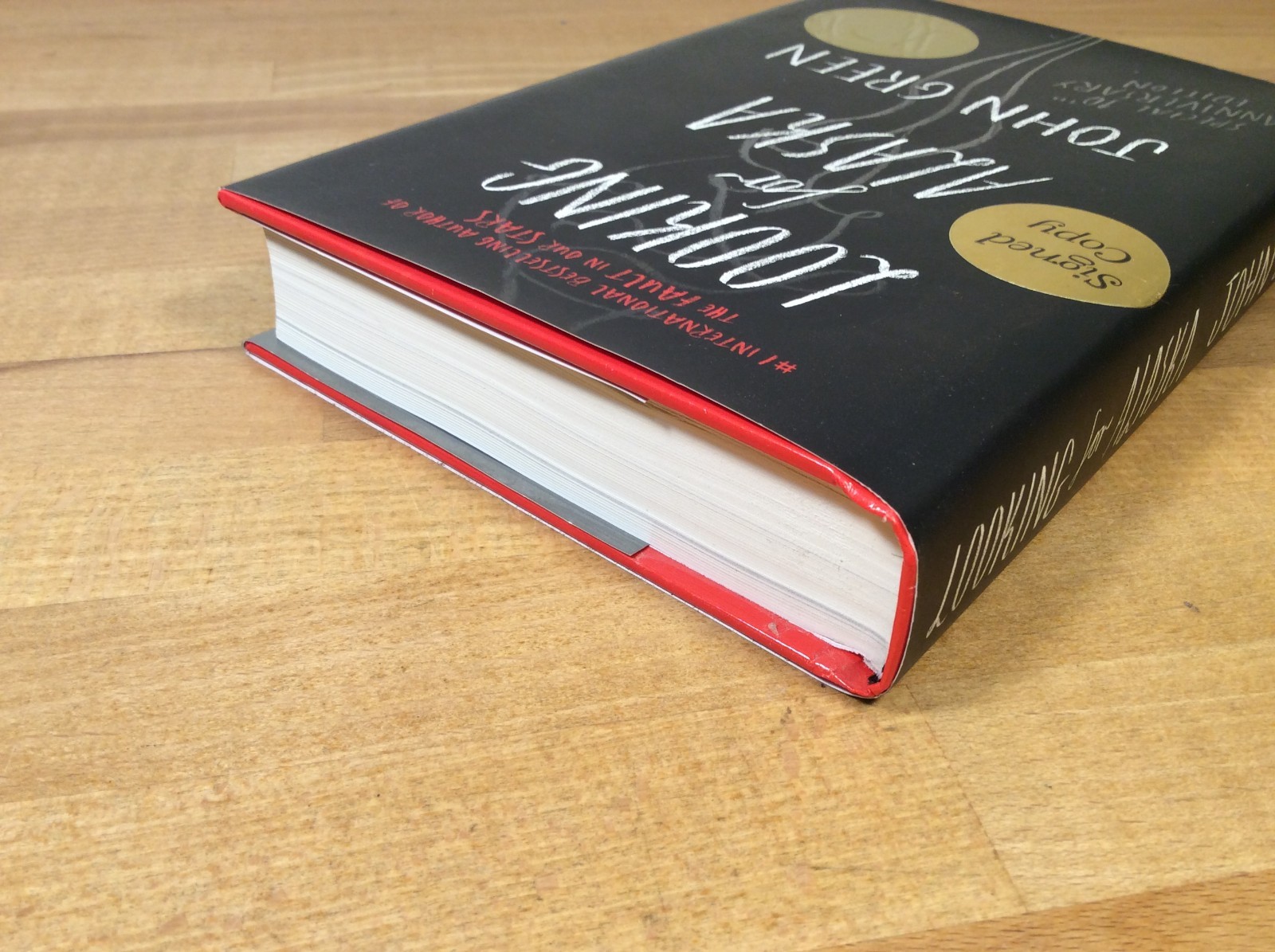Looking For Alaska, SIGNED John Green, 10th Anniversary Hardcover 1st Printing