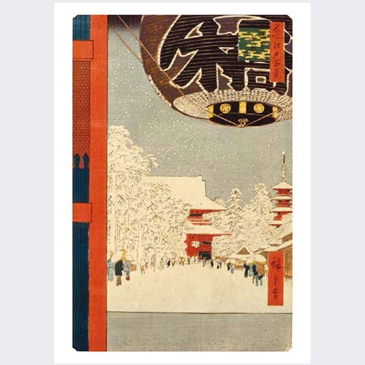 Hiroshige Postcard Book – One Hundred Famous Views of Edo (A6, 32 cards)