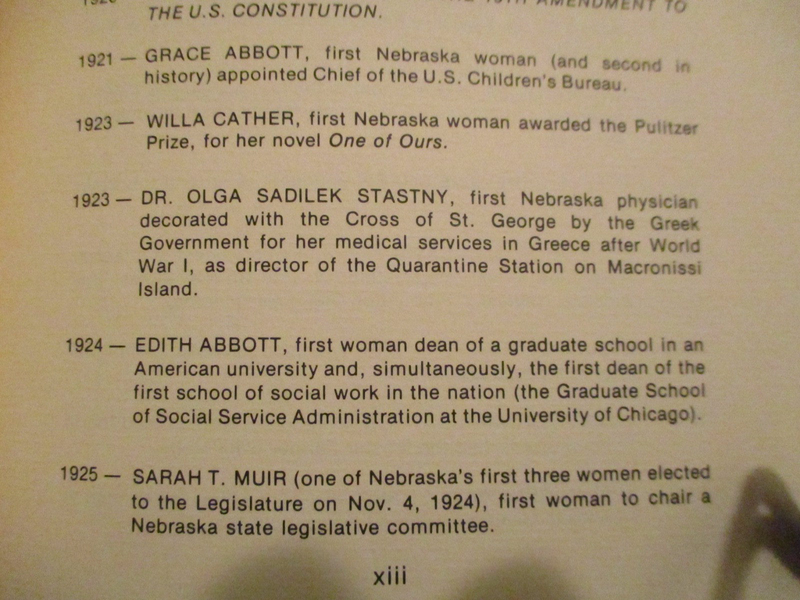 book Women of Nebraska Hall of Fame by Peggy Kelley 1976 Nebr History 112 pages