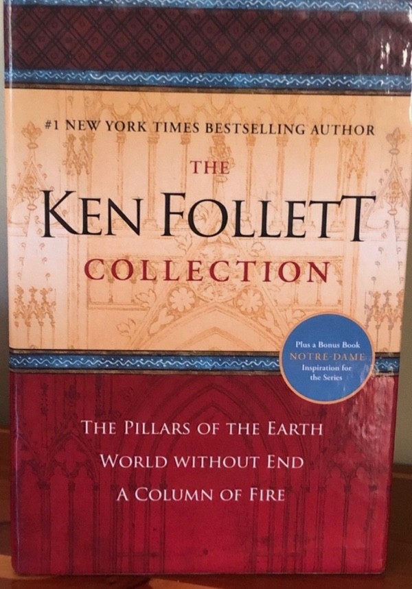 Ken Follet book collection Pillars of the Earth,World Without End,Column of Fire
