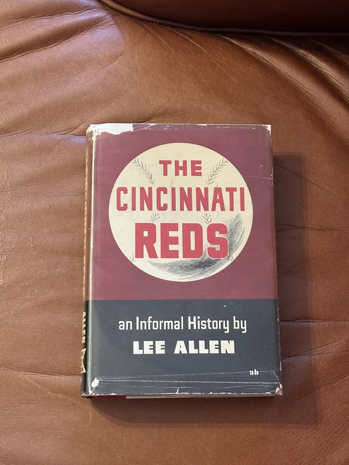Cincinnati Reds Team History Lee Allen 1948 1st Ed HC DJ Mylar Baseball Putnam