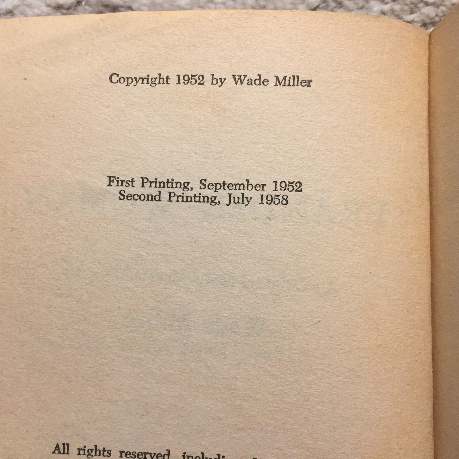 Branded Woman Wade Miller 1958 Fawcett Mexican Underworld Revenge Mission Book