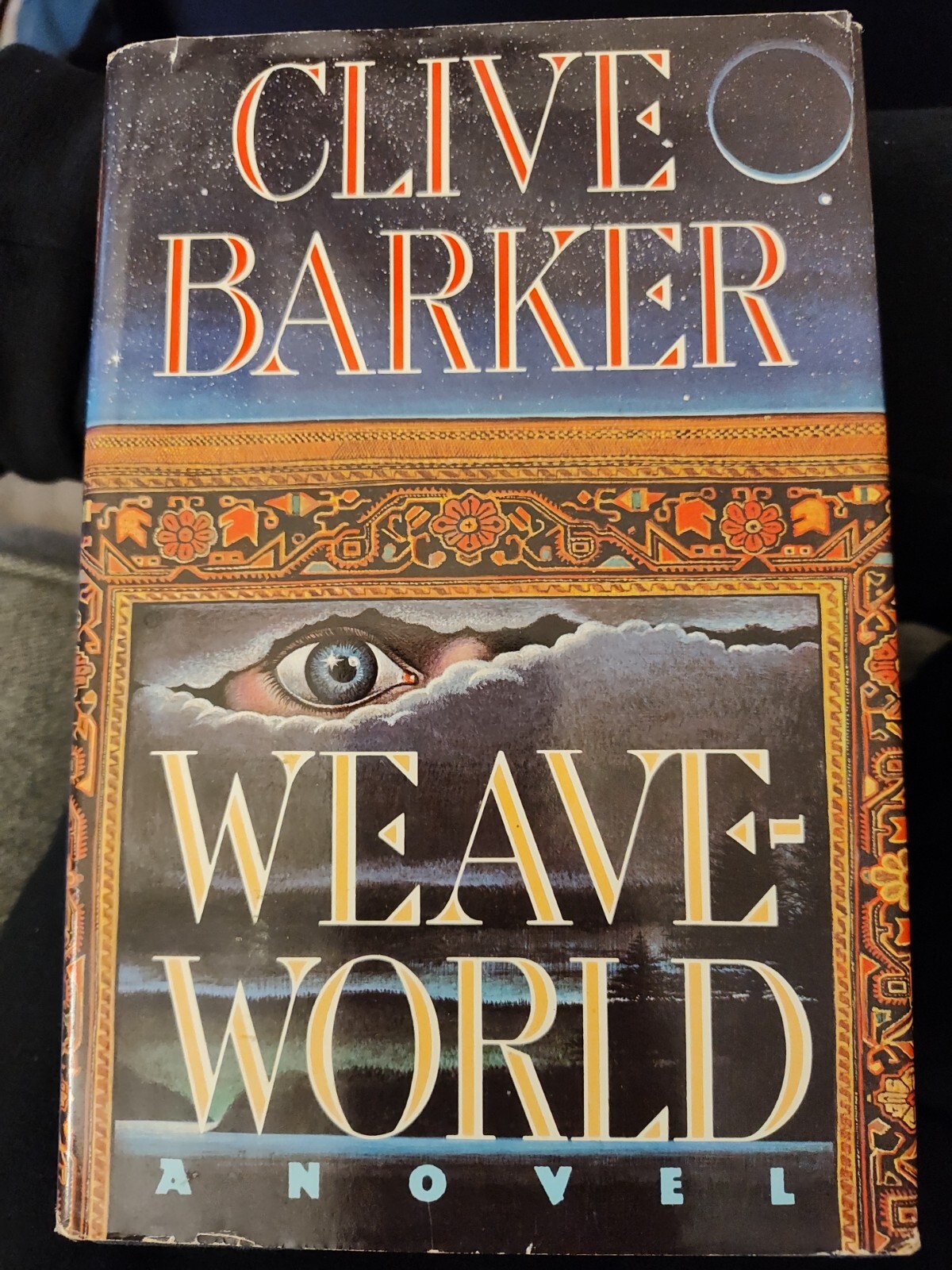 Clive Barker WEAVEWORLD 1st Edition? 1987 Hardcover Dust Jacket VG With Insert