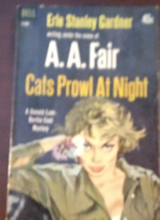 Cats Prowl at Night #1152, MADE BY DELL, A.A. Fair, Great cover,,just $5.00