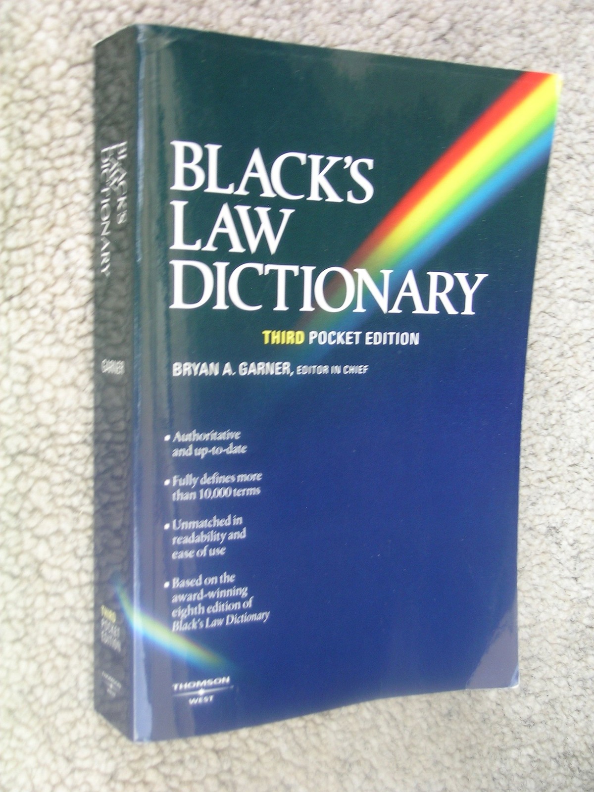 Black’s Law Dictionary (Pocket), 3rd Edition