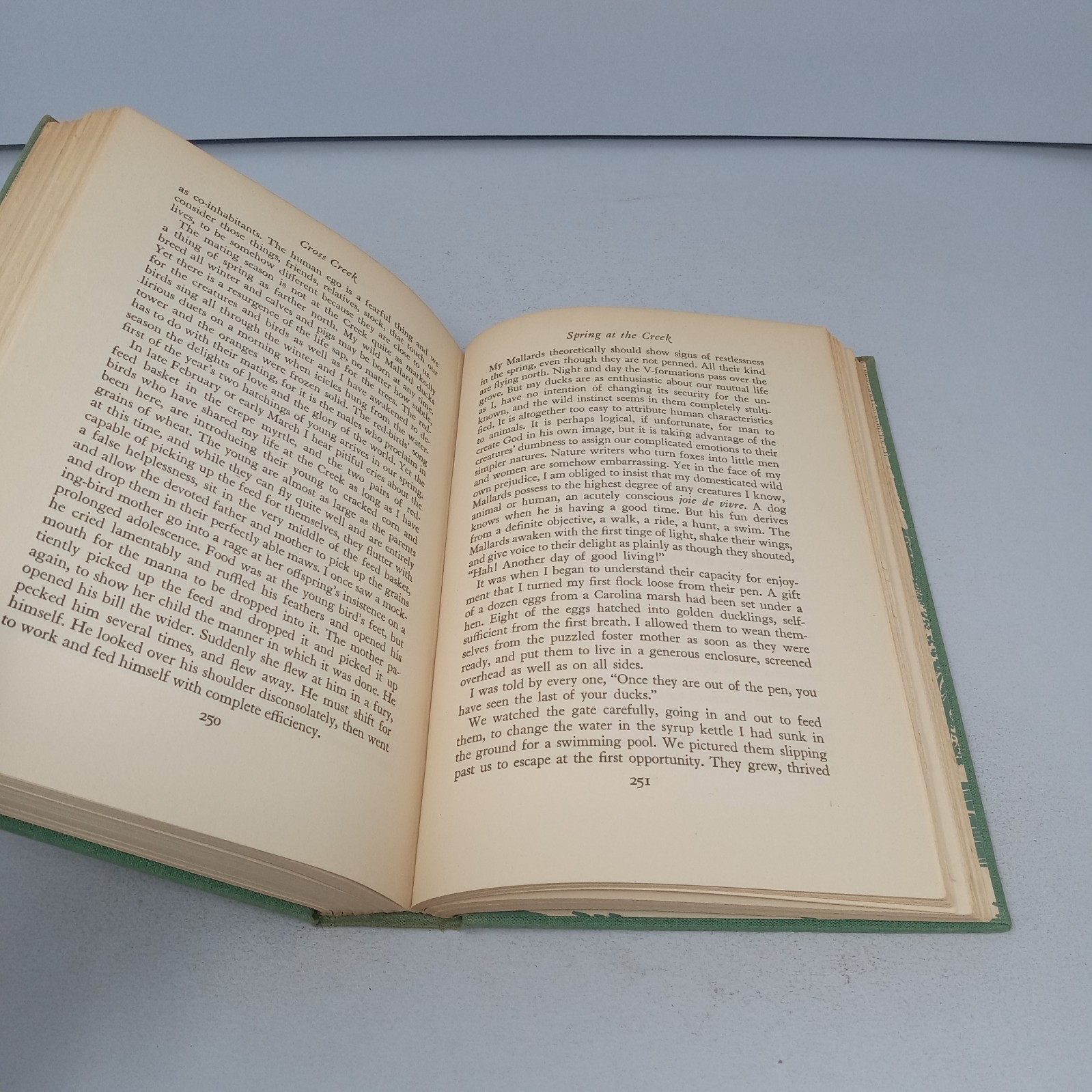 Cross Creek: 1942 Charles Scribner’s Sons Hardcover by Marjorie Kinnan Rawlings